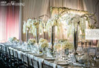 stunning white orchid wedding
