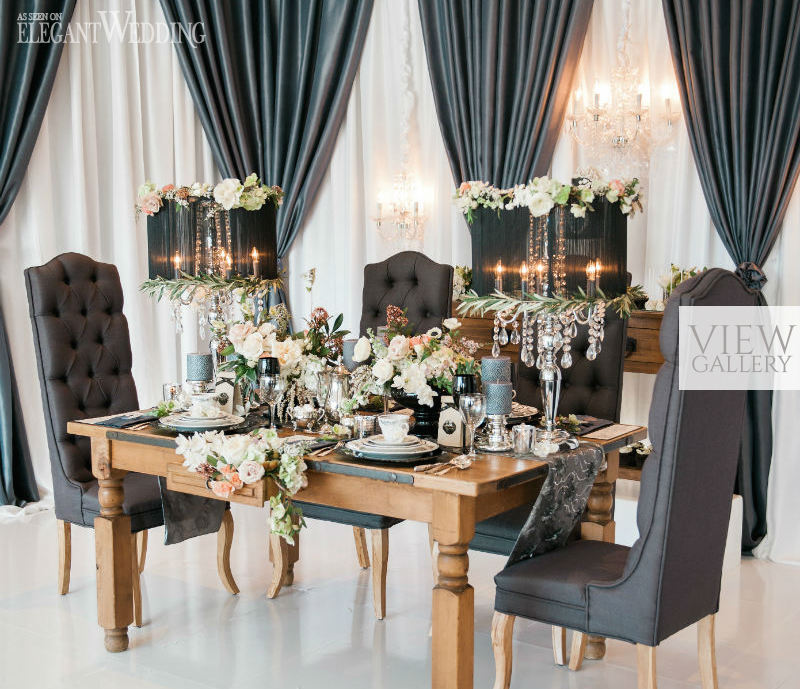 Glamorous Tea Party Wedding Theme