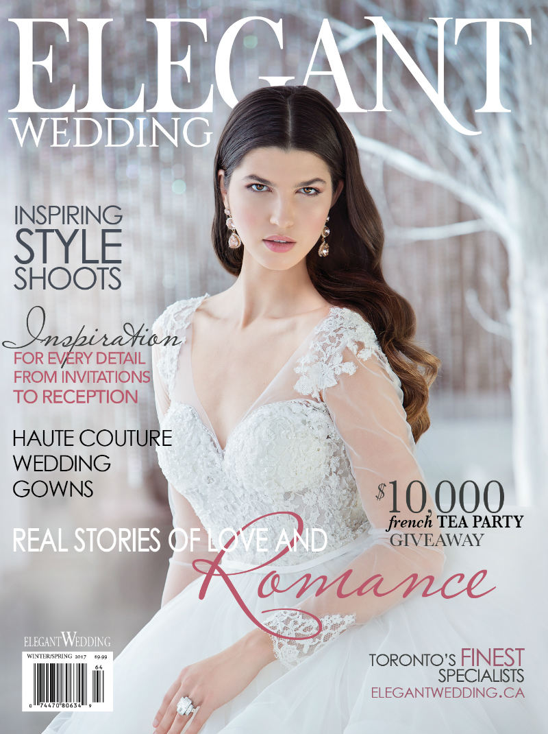 Elelgant Wedding magazne cover