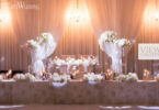White Orchid Wedding Centrepieces