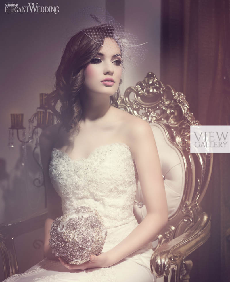 Old Hollywood Glamour Bridal Makeup