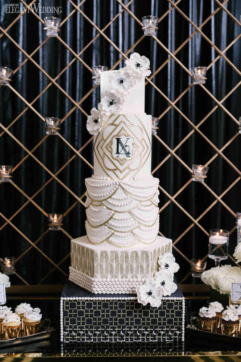 Gatsby Wedding Cake