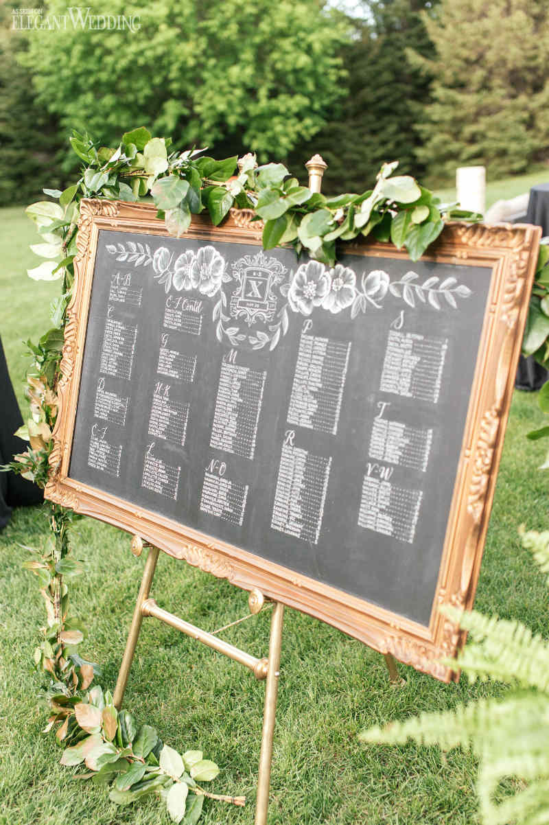 Chalkboard Seating Chart
