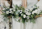 White and Green Bouquets