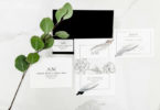 A Black & White Minimalist Wedding