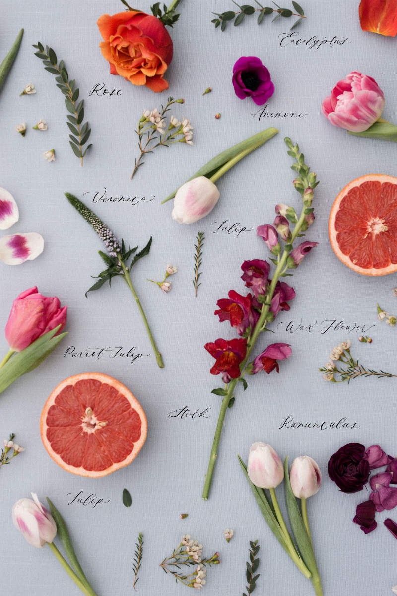 Types of Wedding Flowers by Colour