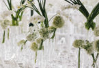 Modern White Wedding with Clear Decor