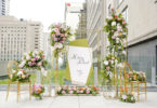 Glamorous Tropical Wedding on a Rooftop