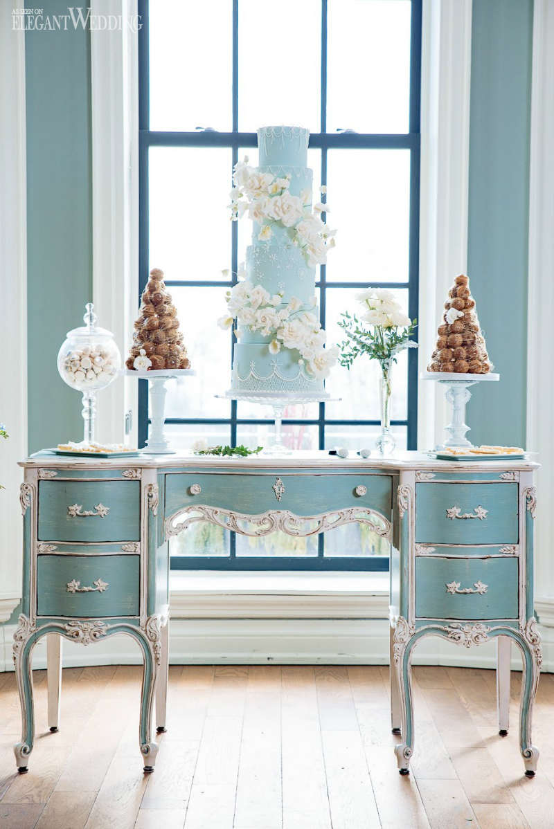 Baby Blue Wedding Cakes