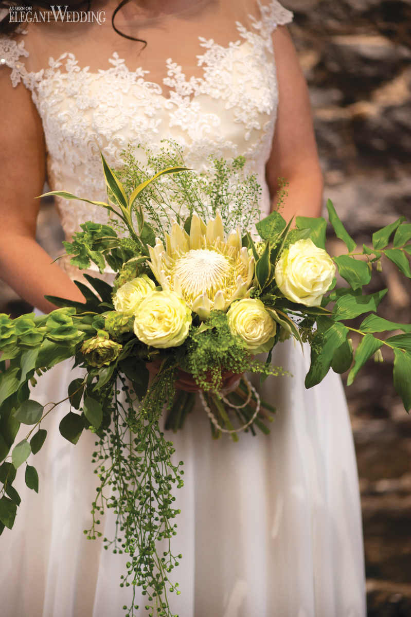 King Protea Wedding Bouquet