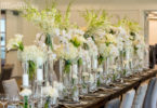 Country Chic Wedding with White Orchids
