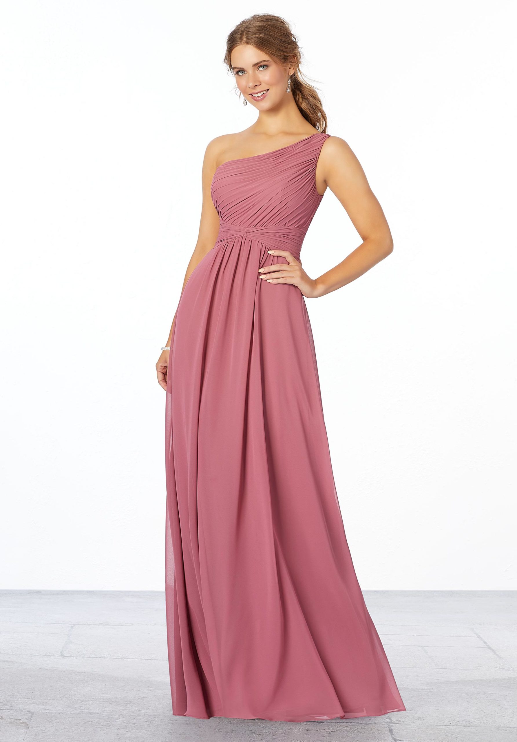 morilee21662 pink bridesmaid dress morilee