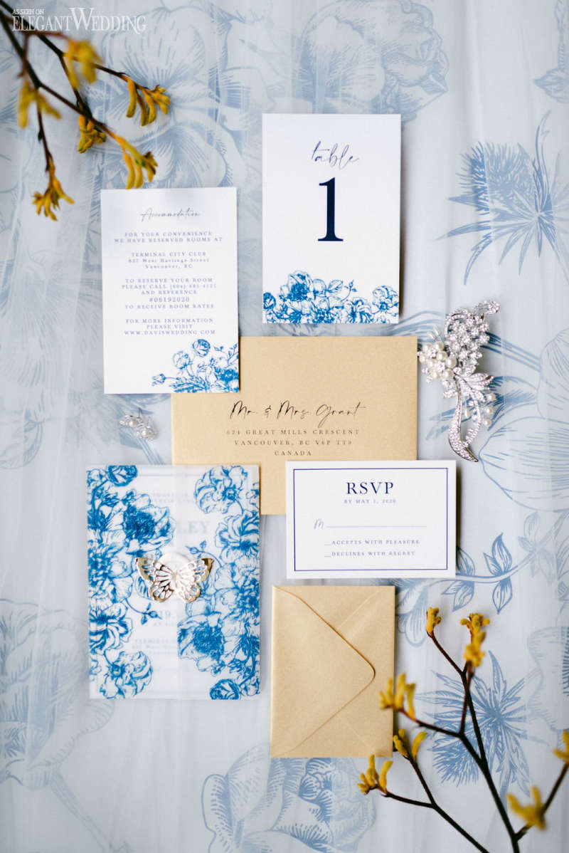 Different shades of blue wedding theme1 different shades of blue wedding invitation
