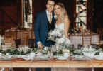 barn wedding honour table