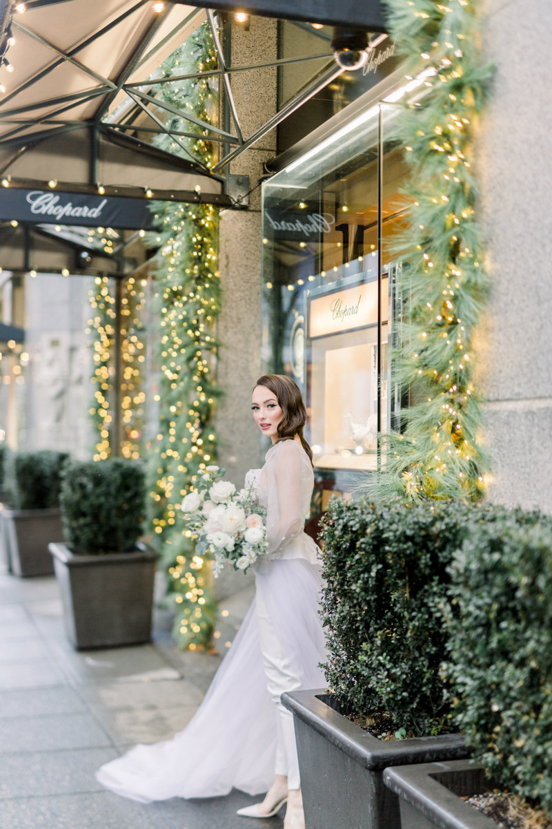 Love Feels Like Home Editorial (21) bride at christmas