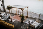 rustic wedding ceremony
