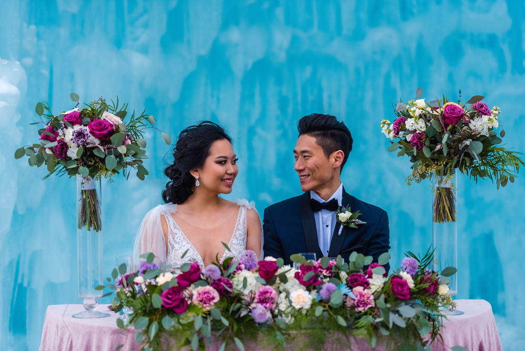 Edmonton Wedding Ice Castle Rhiannon Sarah Photography winter wedding inspiration