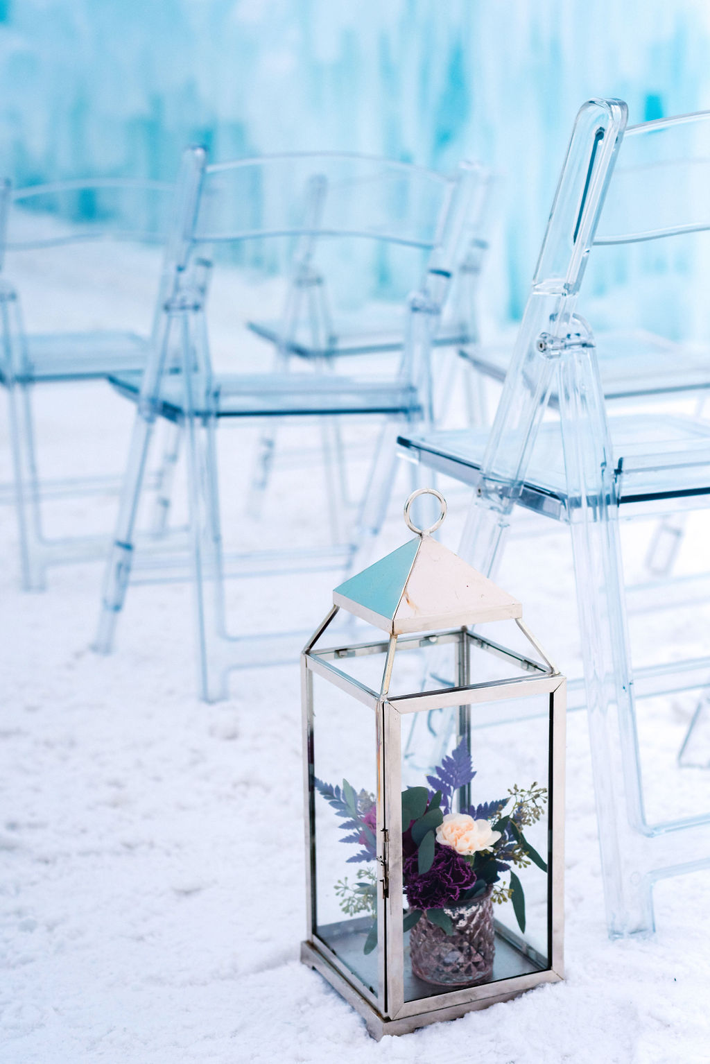 Edmonton Wedding Ice Castle Rhiannon Sarah Photography ice castle wedding ceremony