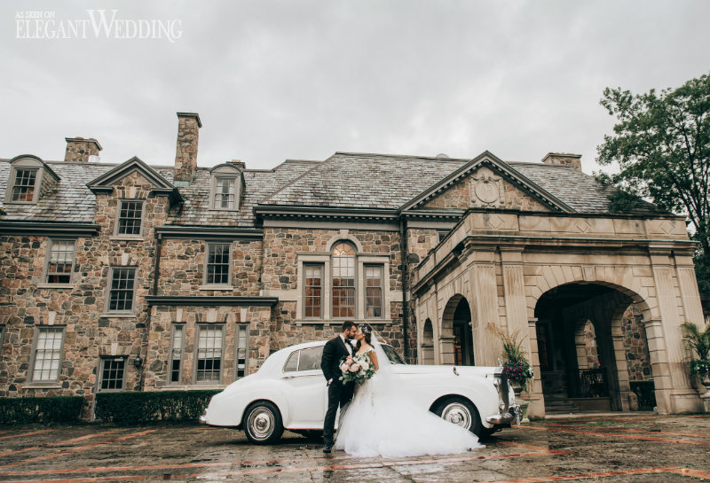 black and white opulent wedding theme