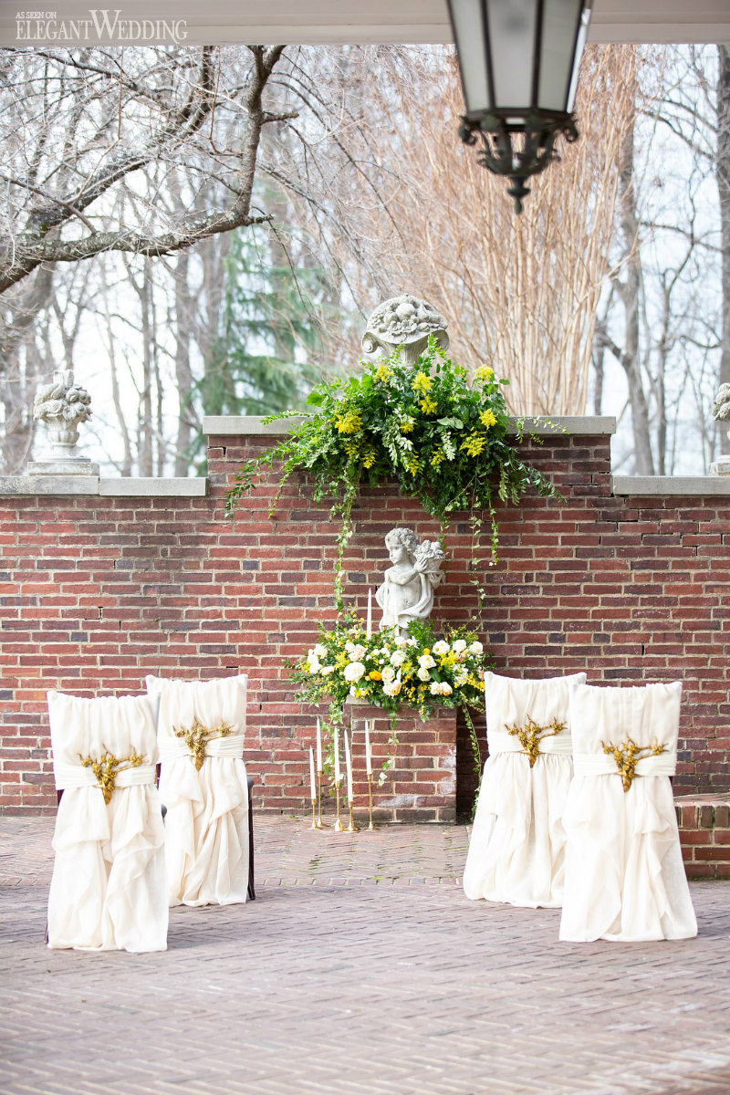 ROMANTIC WEDDING THEME33 wedding ceremony in an estate wedding