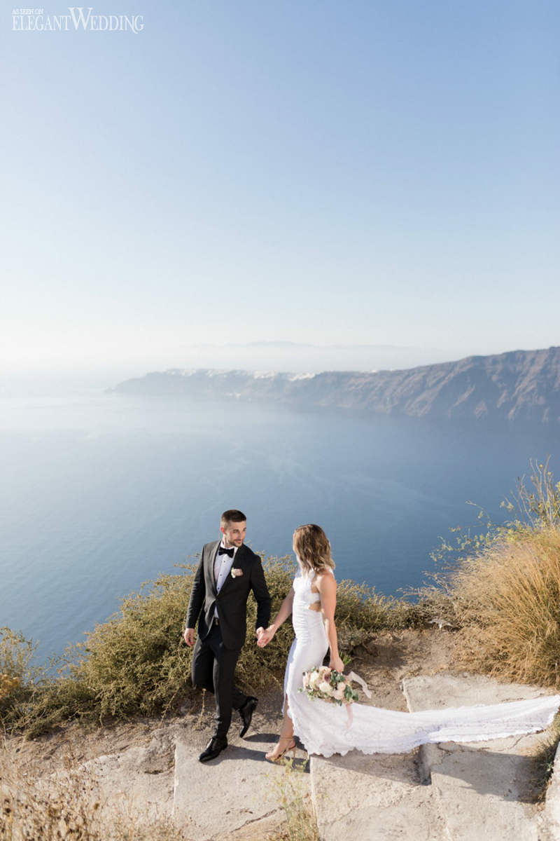 destination elopement in greece22 destination wedding in greece water front