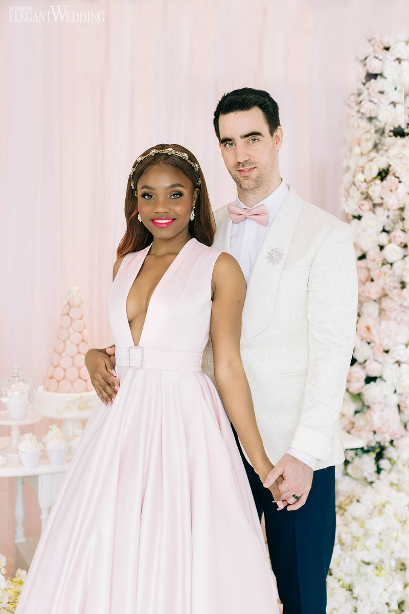 Pastel Renaissance 43 pink and blue wedding table theme renaissance