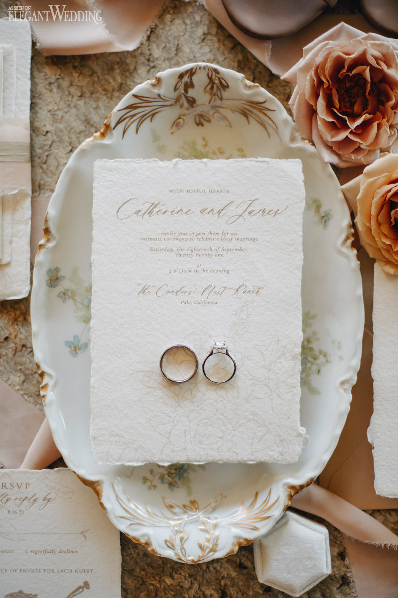 Intimate and Romantic Countryside Wedding_Miranda Rose Photography_Styled Shoot Final Edit_Miranda Rose Photo-4_low pretty pink wedding invitations in a cottage theme