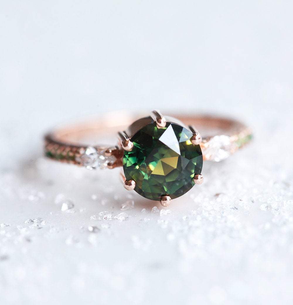capucinnes saphire diamond ring cappucinnes saphire ring