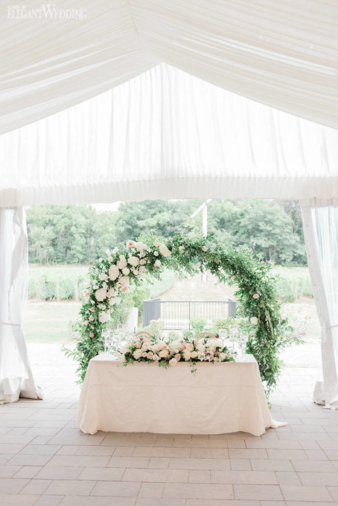 canopy wedding decor