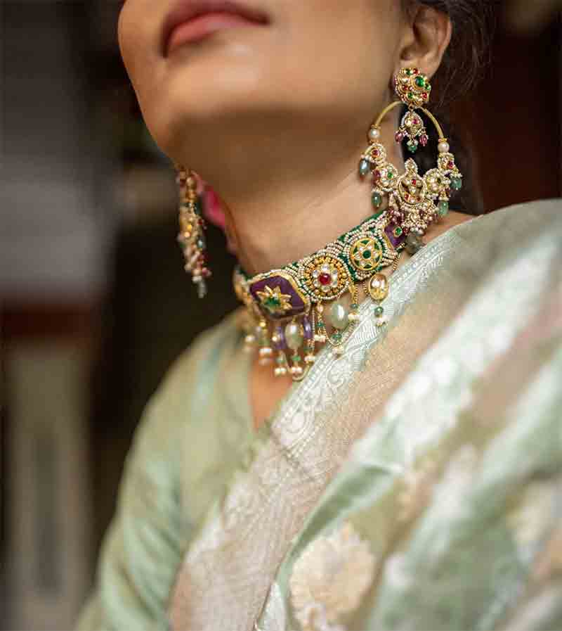 Choosing-Indian-Wedding-Jewelry-chocker Choosing Indian Wedding Jewelry