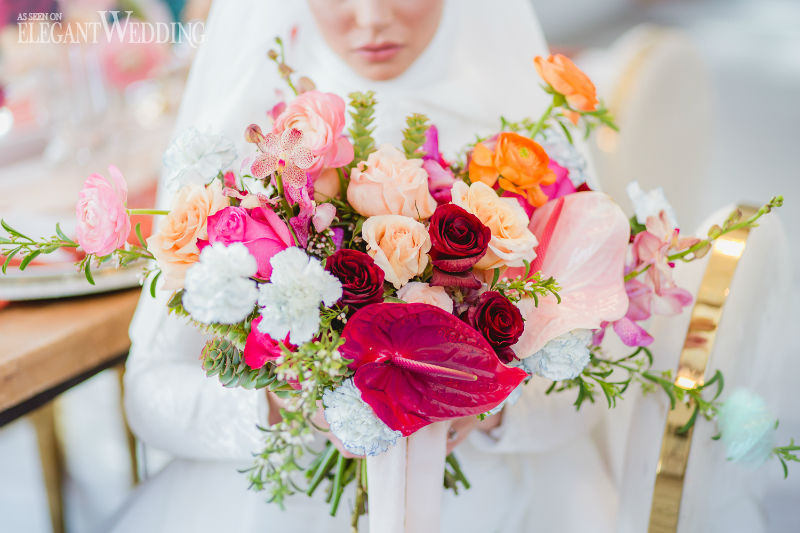 NourAhram_0008 beautiful bold bridal bouquet