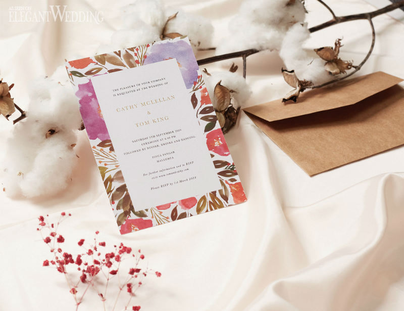 Violet_fall_FB paperlust wedding invitations