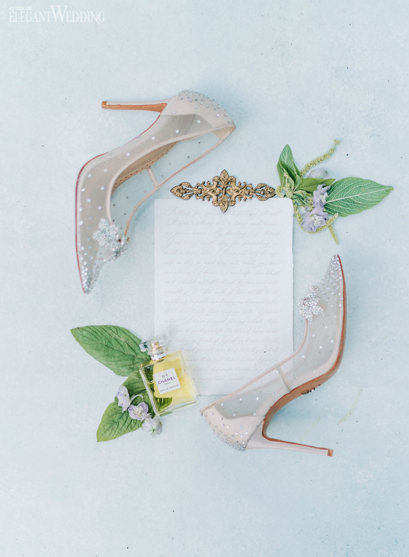 garden spring wedding15 white wedding shoes