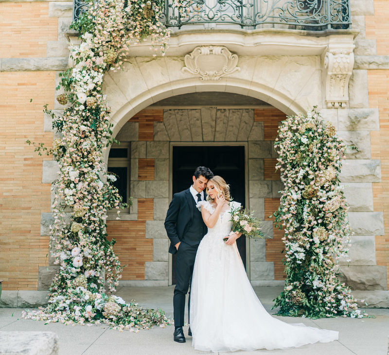 green wedding theme