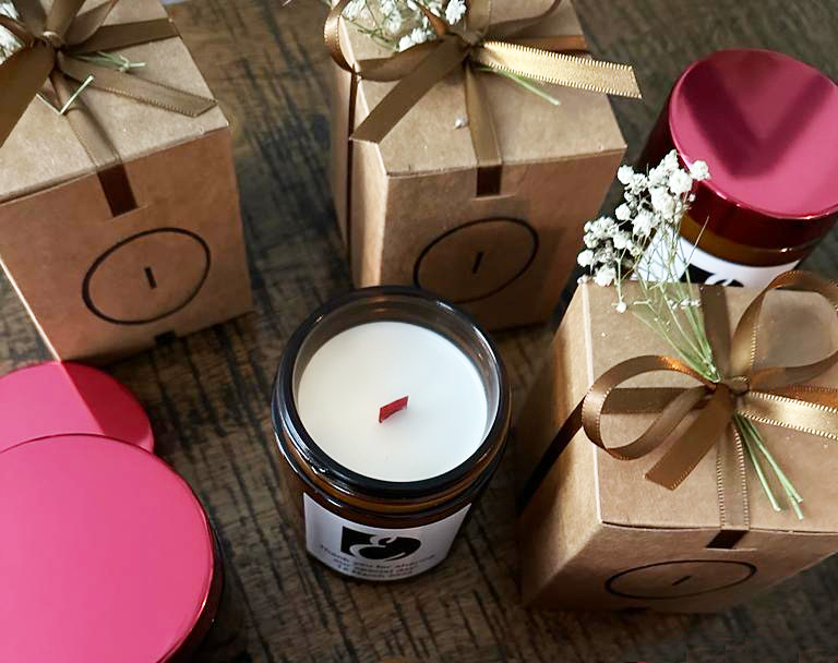 candles for wedding favours