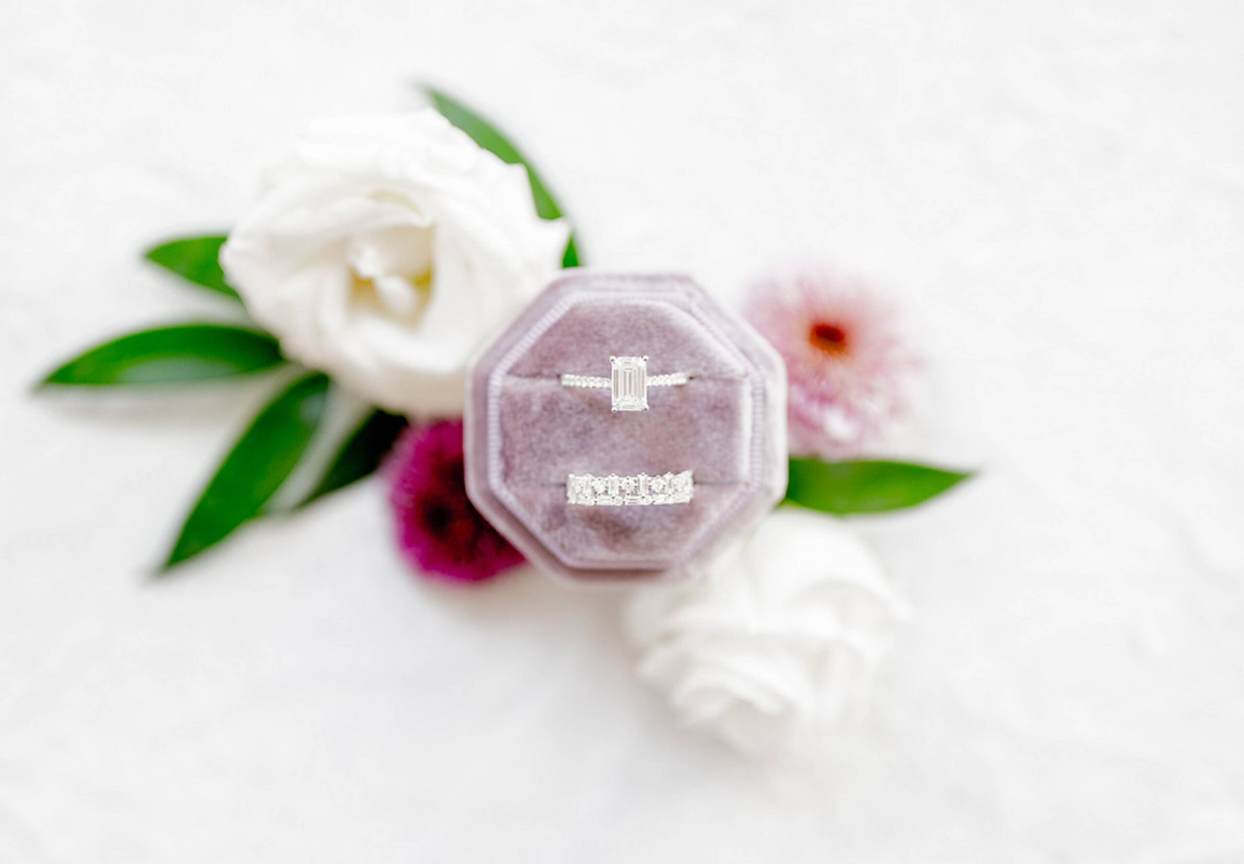 I Dream in Lavender_Nadine McKenney Photography_DSC_7586_low diamond engagement ring in a lavender box
