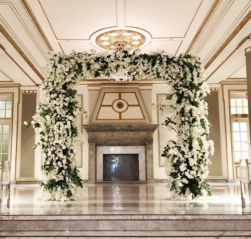 decor-and-more-silk-flower-ceremony-arch silk flower arch