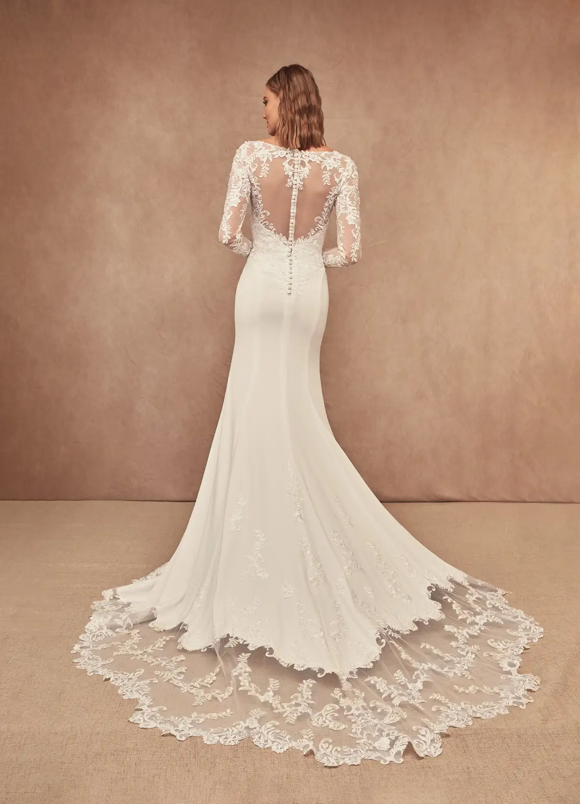 Azazie Mermaid V-Neck Sequins Stretch Crepe Cathedral Train Dress Diamond White5b51.jpg Azazie Mermaid V-Neck Sequins Stretch Crepe Cathedral Train Dress Diamond White