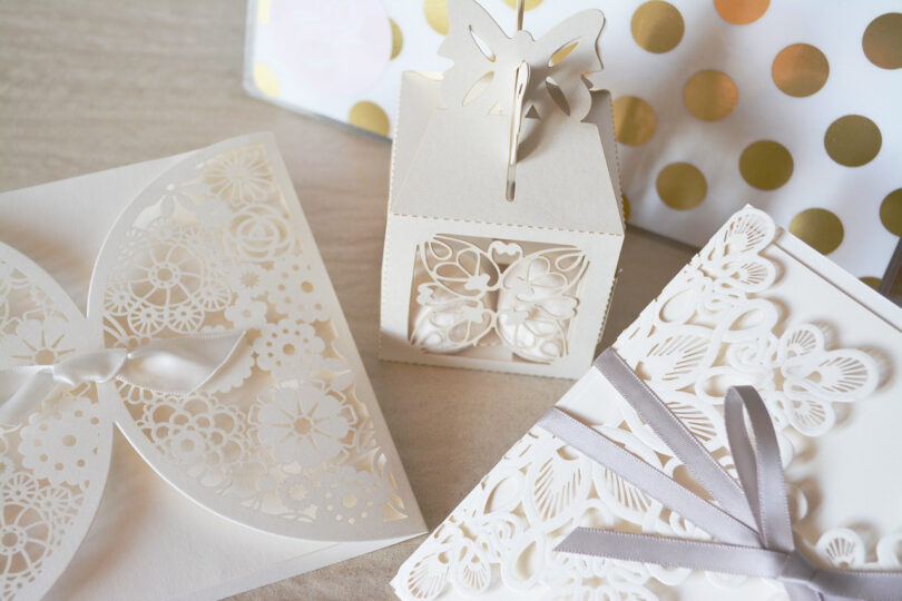 laser cut wedding invitations