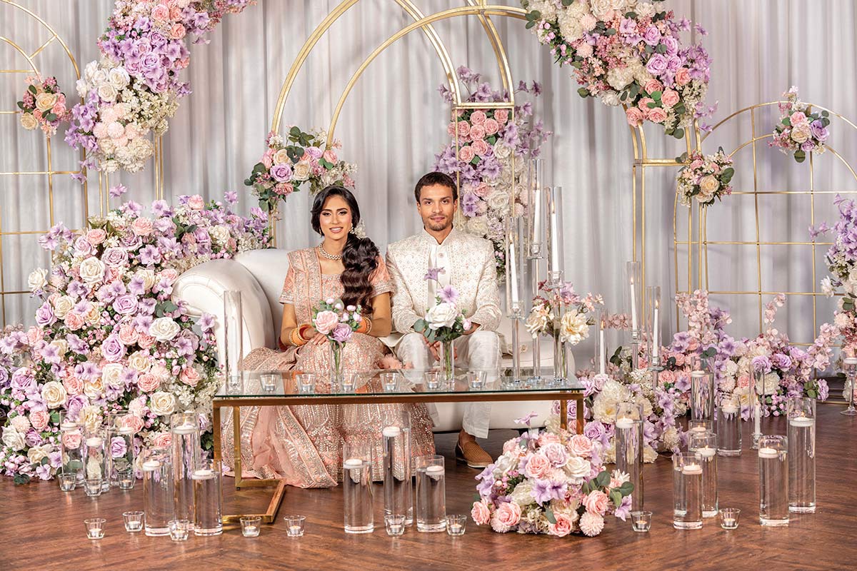 lavender indian wedding theme