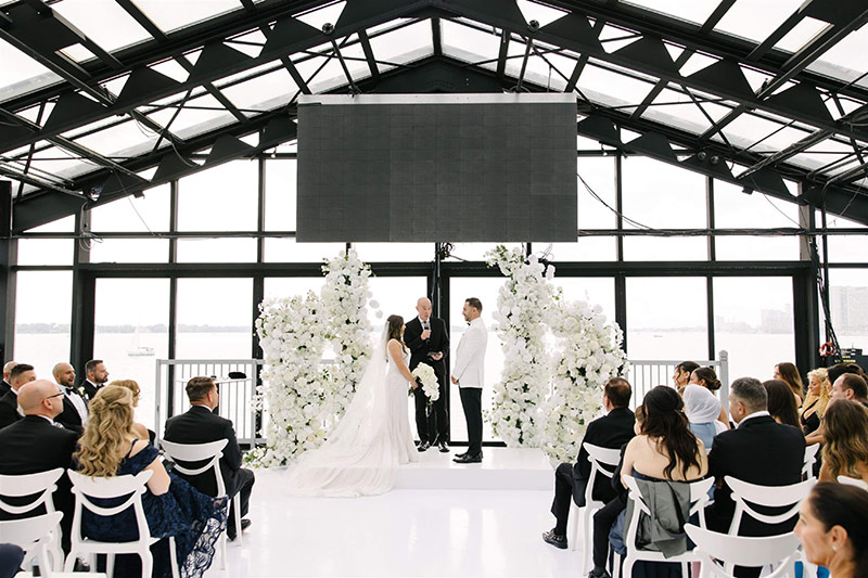 luxury wedding ceremony