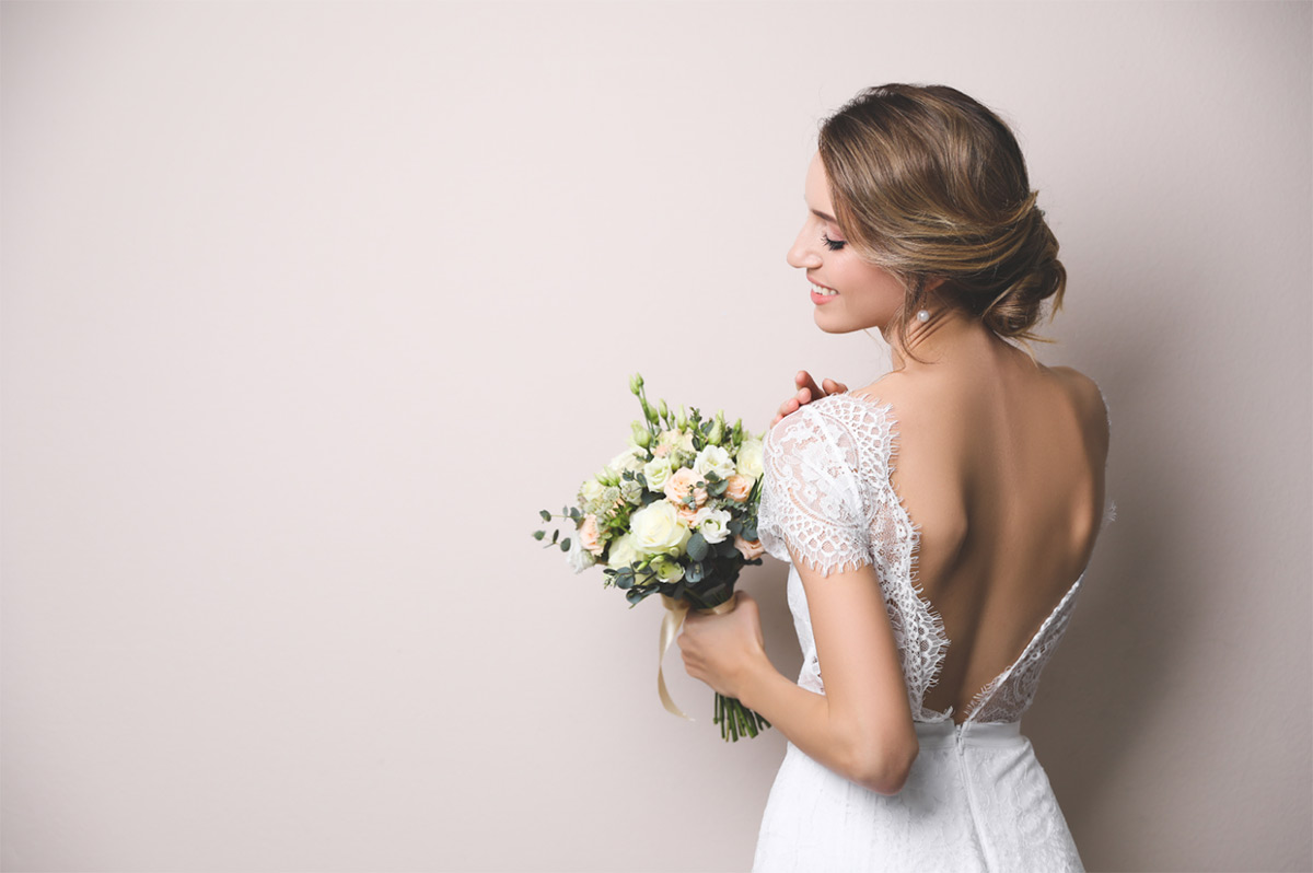 wedding look for the bride