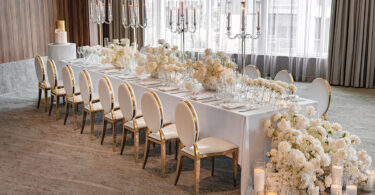 modern white wedding at the westbury