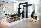 Black and white wedding theme
