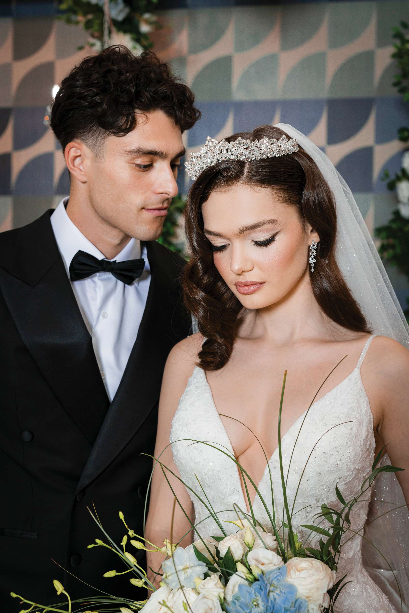 A1AZ9126 wedding makeup and hair