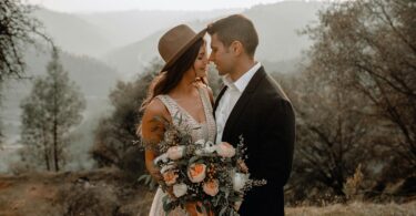 wearing a hat at your wedding