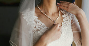heirloom necklace for a bride