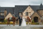 rustic wedding theme with horses
