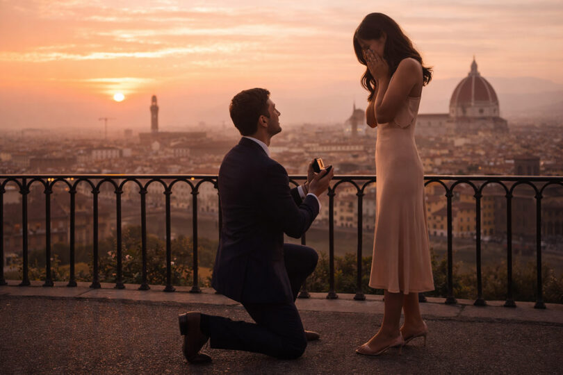 wedding proposal in italy