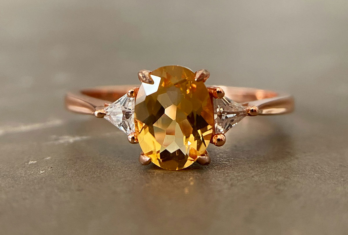 gem stone ring